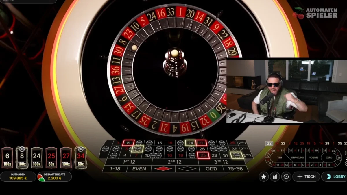 Fler gewinnt 12.000 € beim Live-Roulette