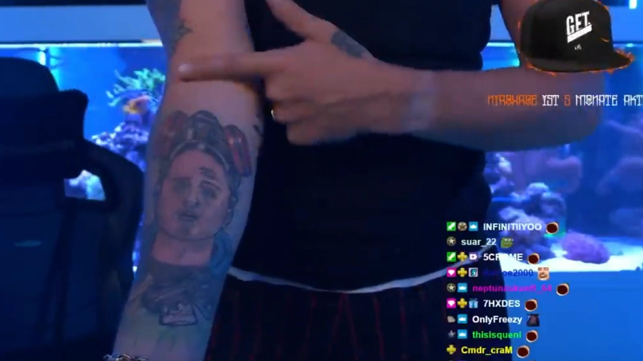 montanablack arm tattoo