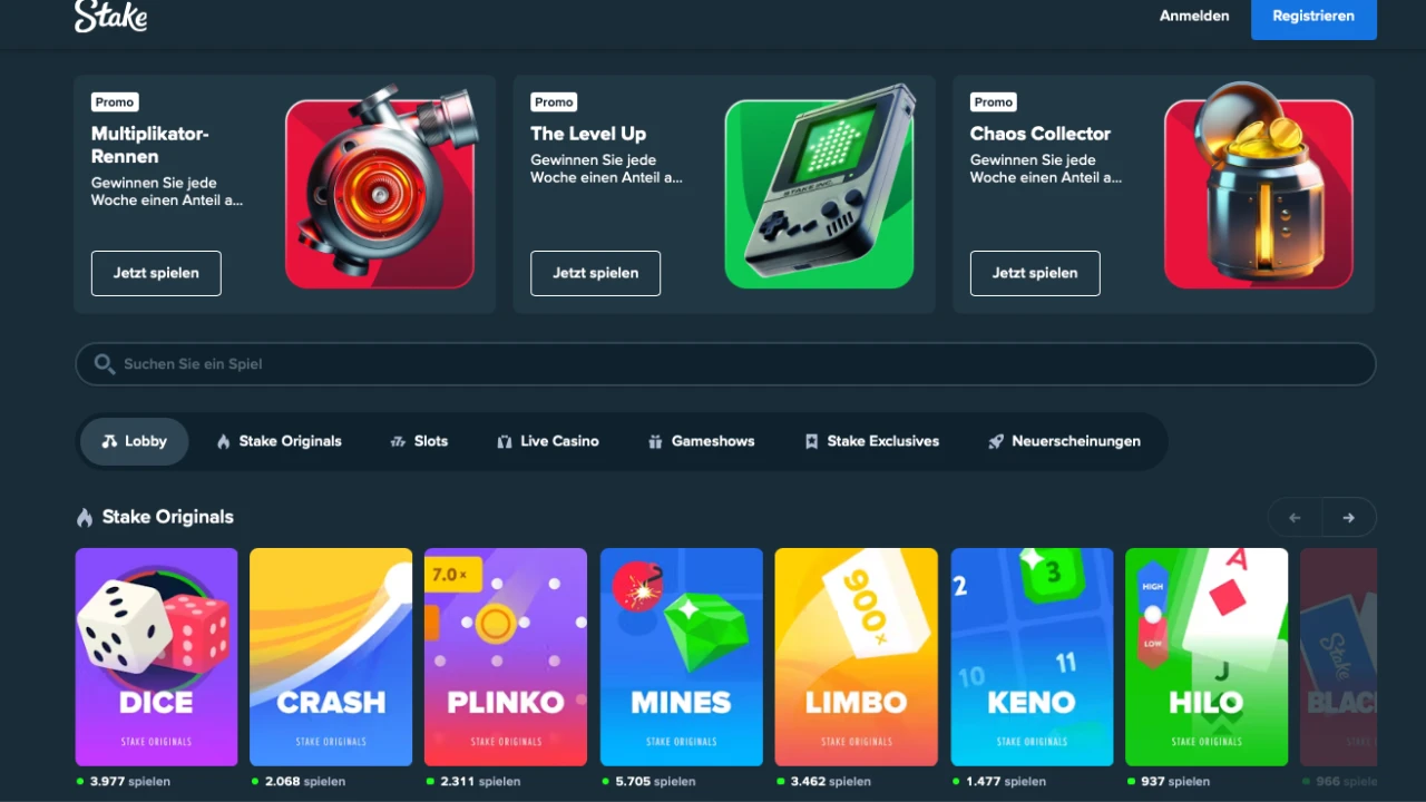 stake com startseite